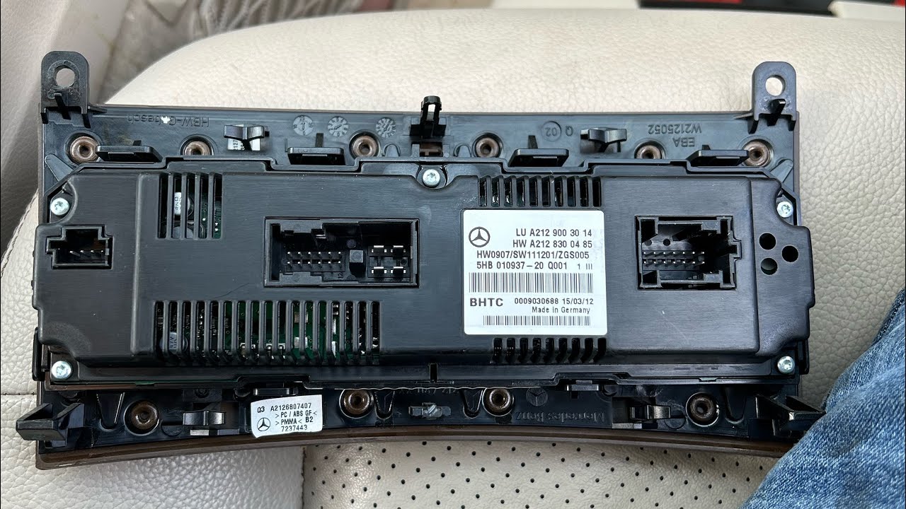 2014 Mercedes E350 Climate control no working #quick #fix#CLiMATE Module