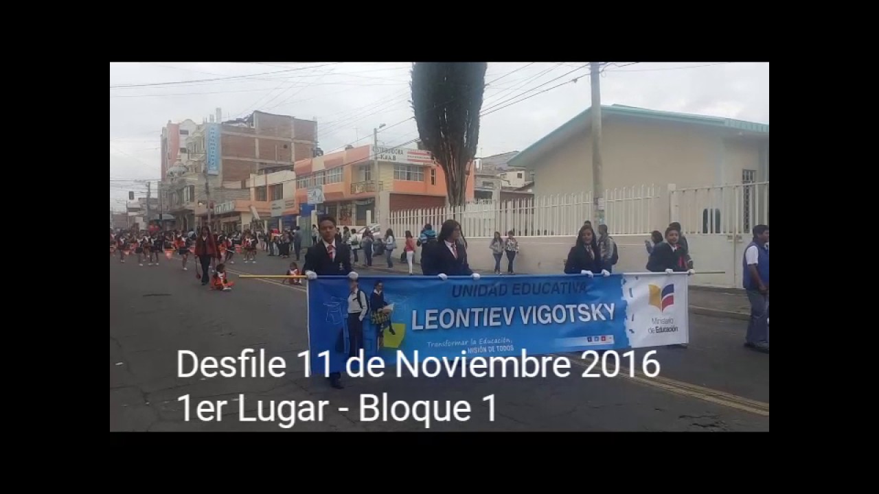 Participación UE Vigotsky en desfile 11 de Noviembre 2016