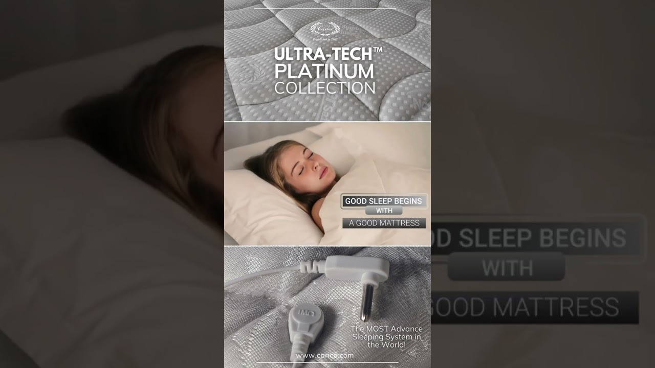 A revolutionary sleeping system that guarantees deeper, more restful sleep