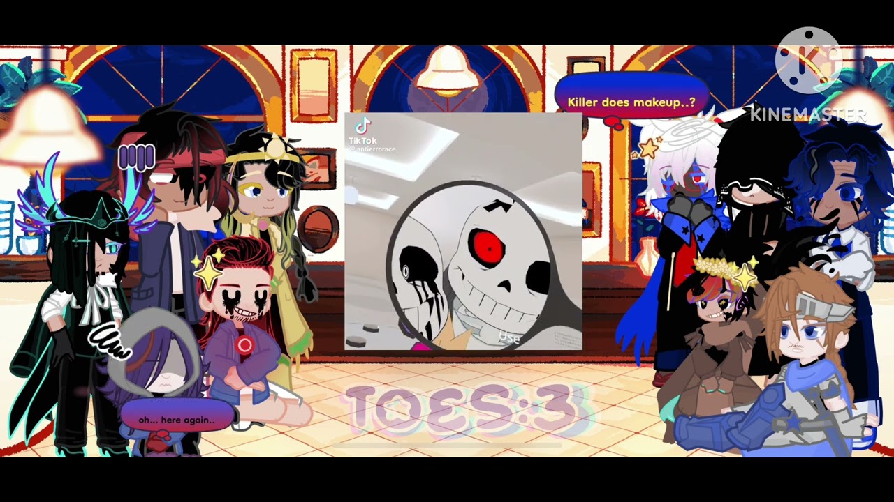 Sans aus react to… ||WIP||Short|| ft. Sans aus!|| destructivedeath||￼