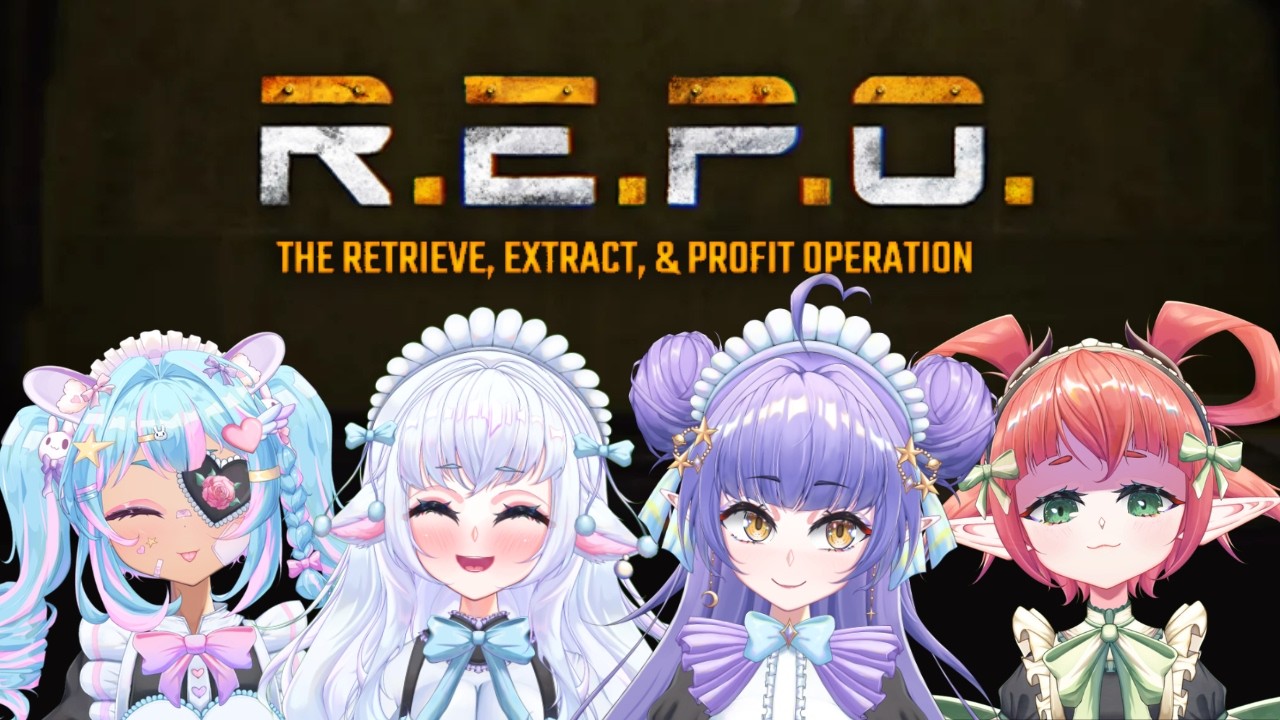 【REPO】 BACK IN THE BUILDING BABY!!! w/ @LucinaRoseVT @lethia_live @fuwanorenburg 💜🩷💚🩵