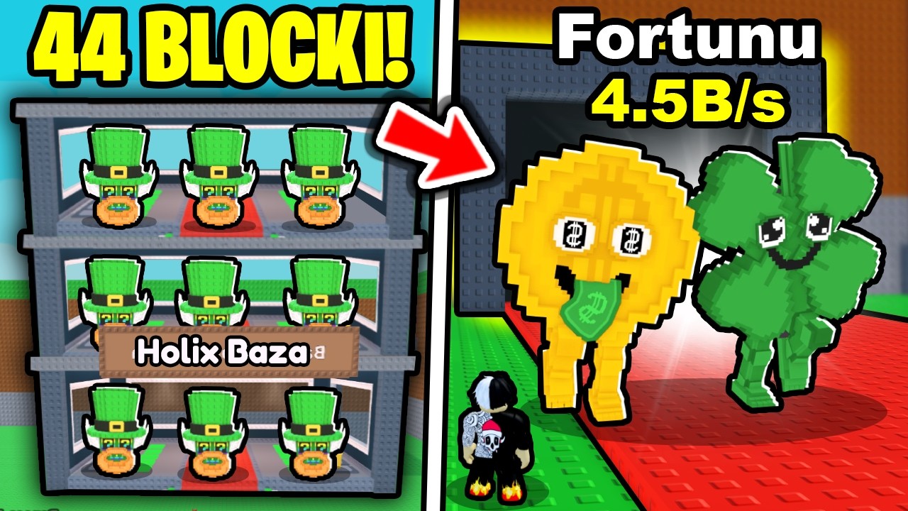 OTWORZYŁEM 44 ST.PATRICK LUCKY BLOCKI w STEAL A BRAINROT!