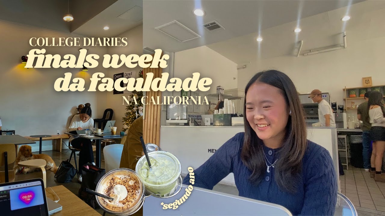 finals week de uma universitária na califórnia | semana de estudos e morando fora como sophomore ⭐