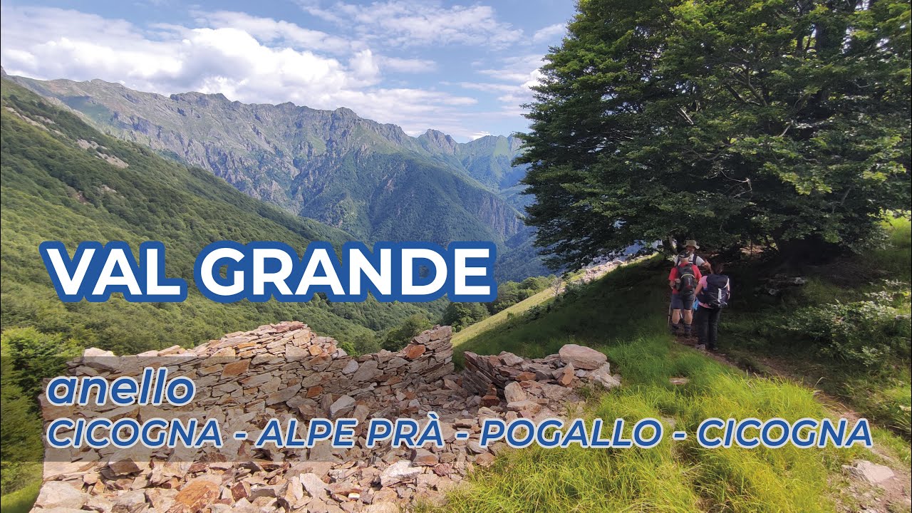 VAL GRANDE - Anello Cicogna - Alpe Prà - Pogallo - Cicogna (Riprese audio video con POCO X3 NFC)