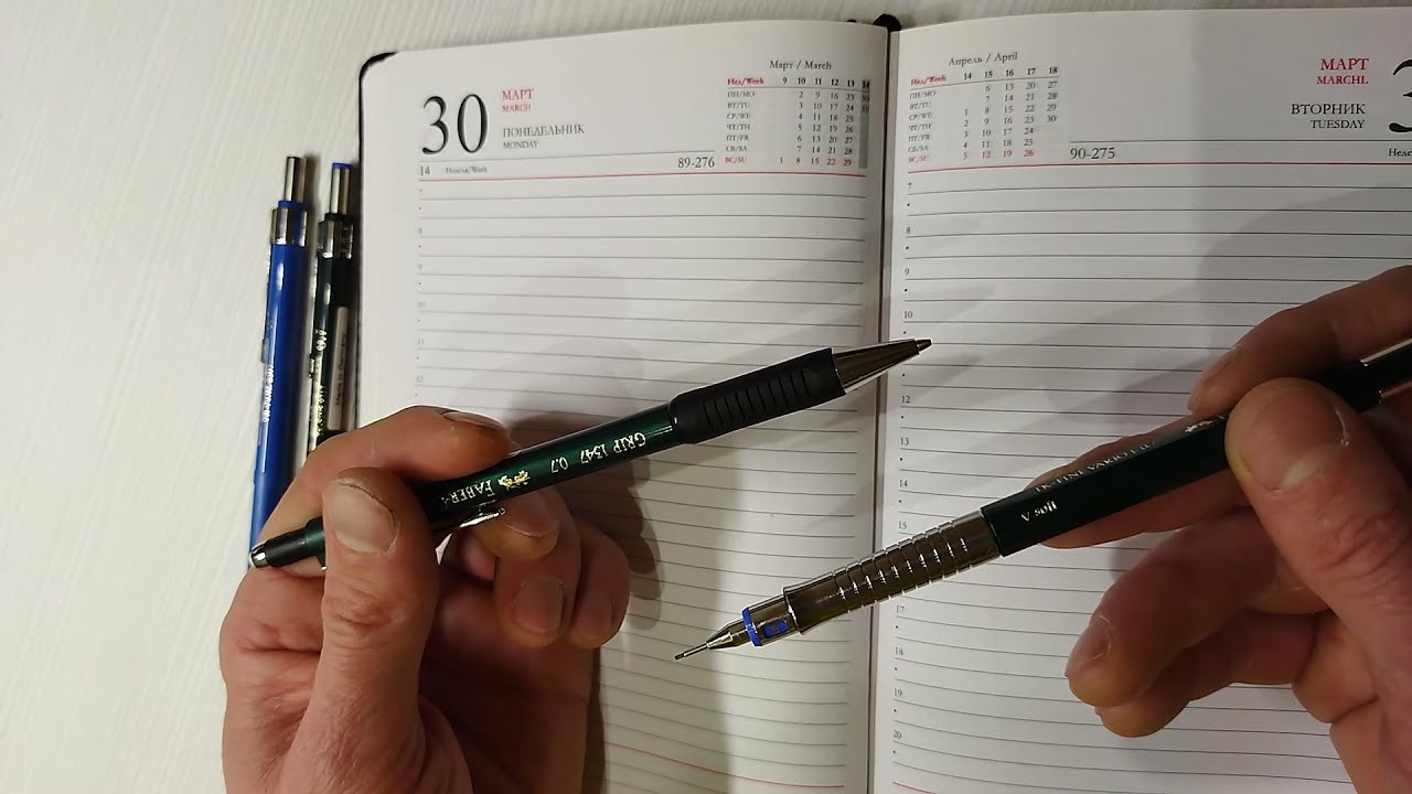 Механические карандаши Faber-Castell. Обзор: GRIP 1347; TK-Fine 2317/9719; TK-Fine Vario L
