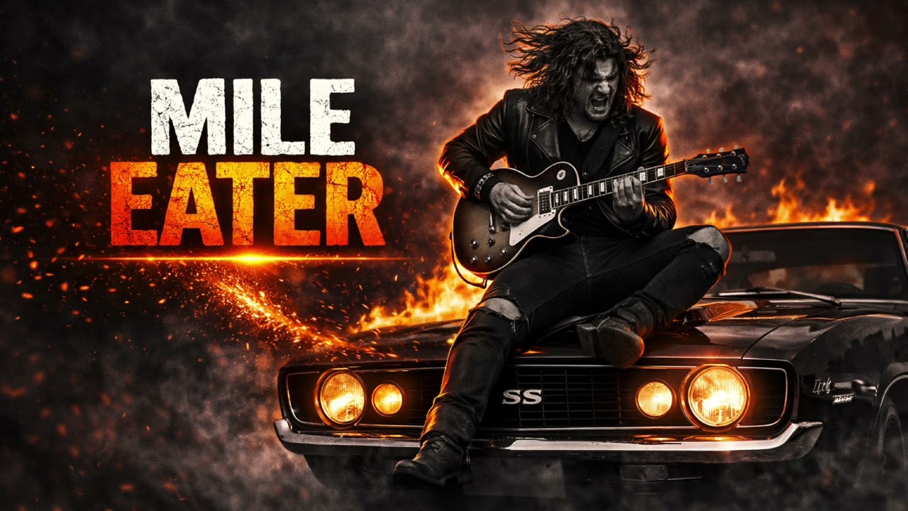 MILE EATER 🔥 Blues Rock Guitar Jam | Highway Drive Vibes | BRJS