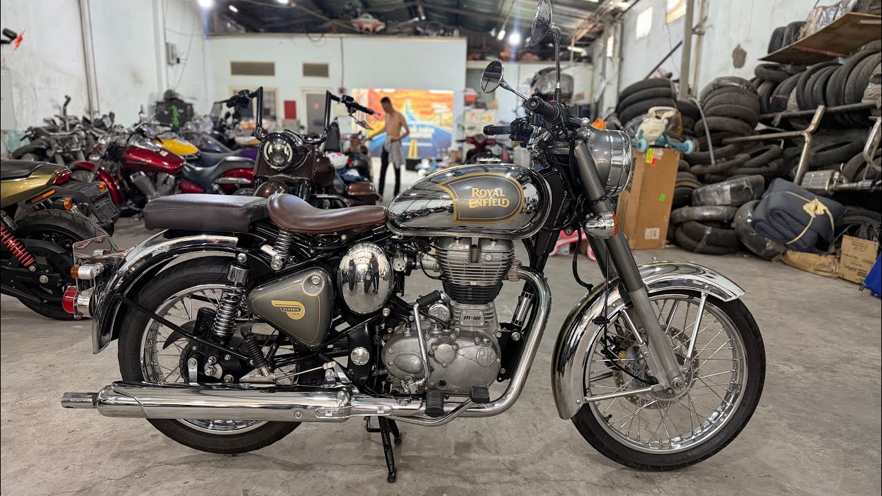 Royal Enfield Classic 500 2017 biển Sài Gòn HQCN sang tên toàn quốc chỉ 79tr. 0793643445