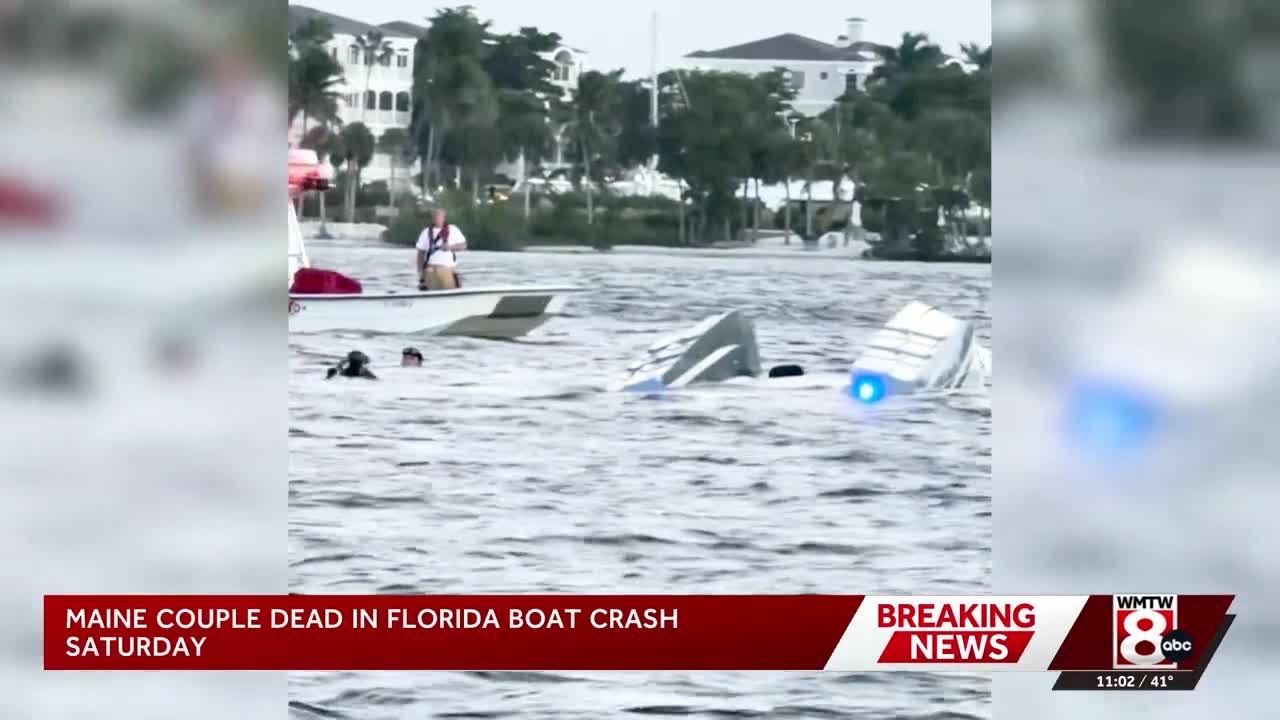 Maine couple killed after boat flips in Florida