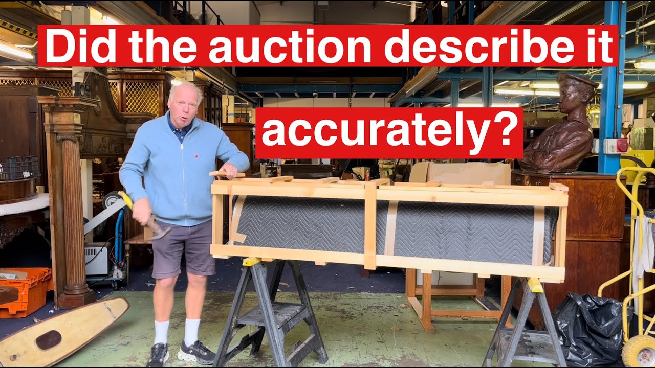 Unboxing a 130-year-old Ships Model bought in American Auction