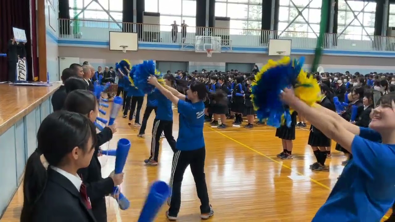 全校生徒で応援練習　～第98回選抜高校野球大会に向けて～　#花咲徳栄高等学校
