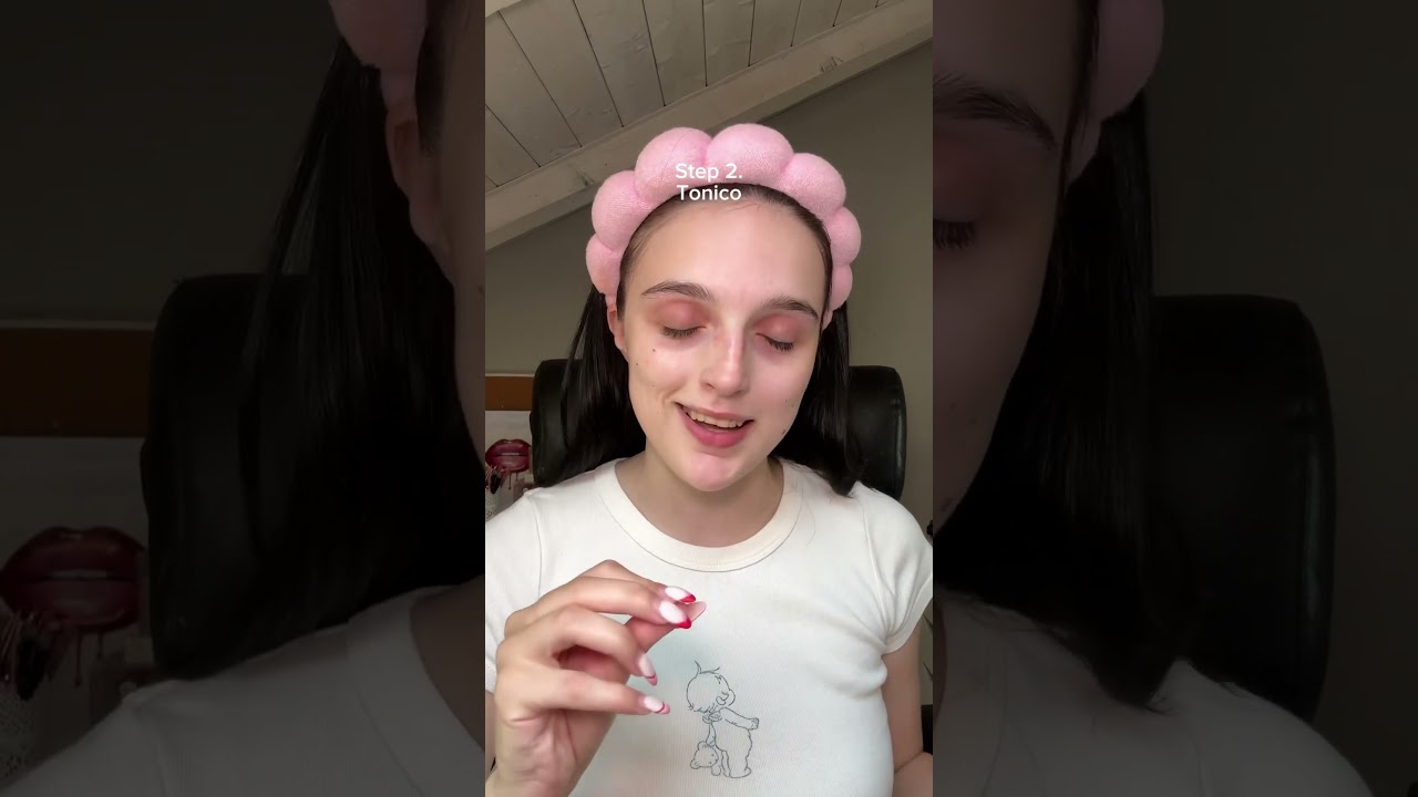 4 step skincare routine facile e veloce 🫧🧴 (parte 2 su ig/tt) #skincare #skincareroutine