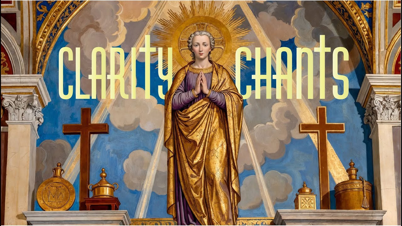 Ambient Gregorian Chant for Cleaning & Positive Energy | Clarificant Room