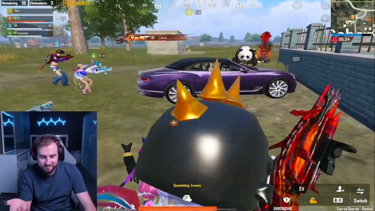 رايدن يتوعد بجلد كلان البياتي بالكامل بعد الغدرة والي صار مستحيل #pubgmobile