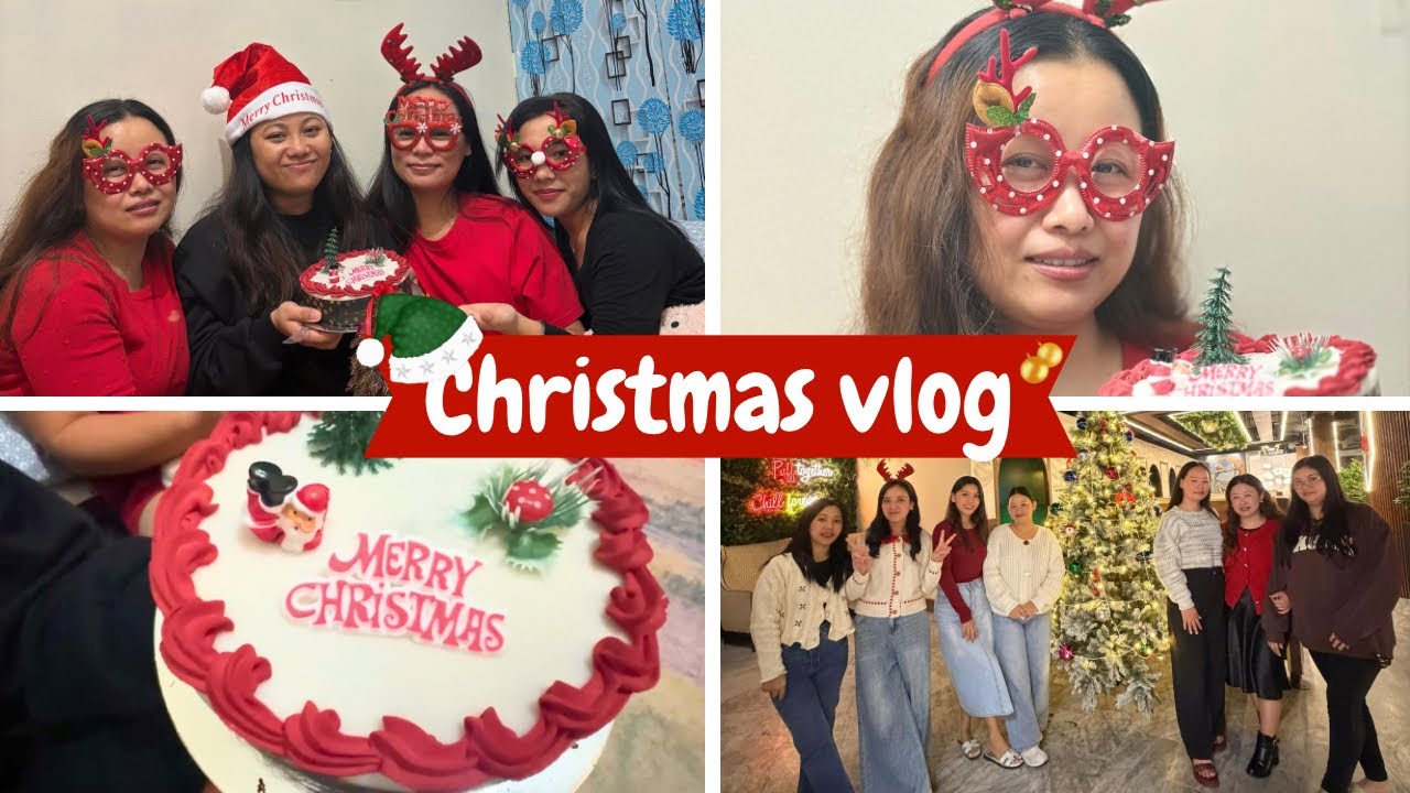 2k25 Christmas celebrations 😍😘#christmascelebration #explorepage #dubailfe #