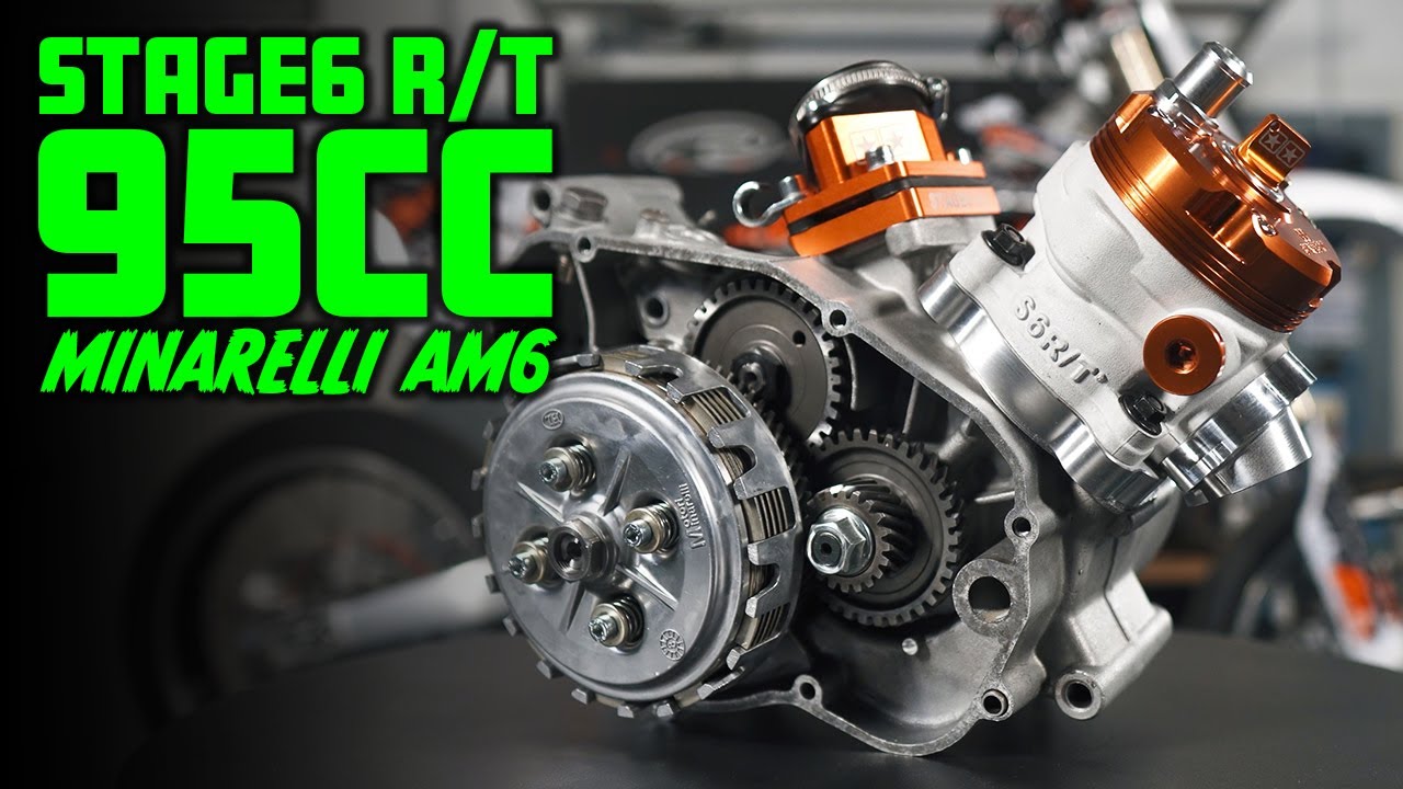 UNE CONFIGURATION MOTEUR UNIQUE AU MONDE, STAGE6 R/T 95CC MINARELLI AM6 😈💚