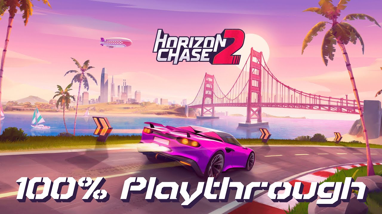 Horizon Chase 2 | 100% Playthrough | 4K