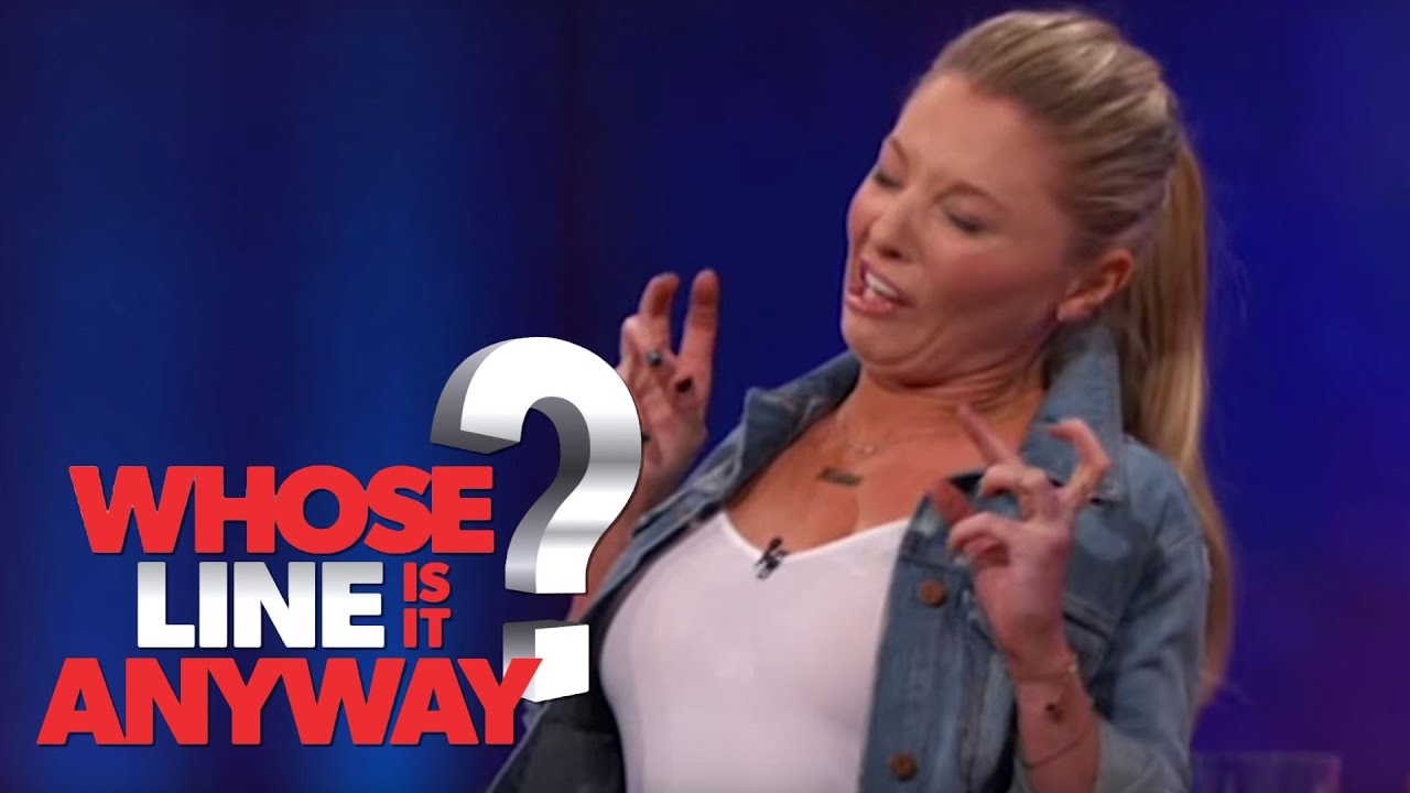 Wayne Kisses Empire's Kaitlyn Doubleday - Whose Line Is It Anyway? US