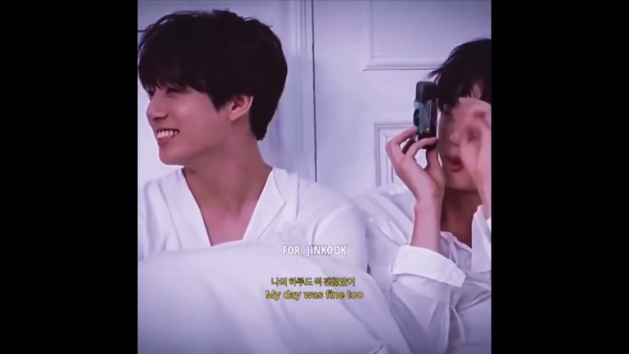 JINKOOK-AFTER I MET U,I have been happy w/ small things,& small things matter most #jinkook #kookjin