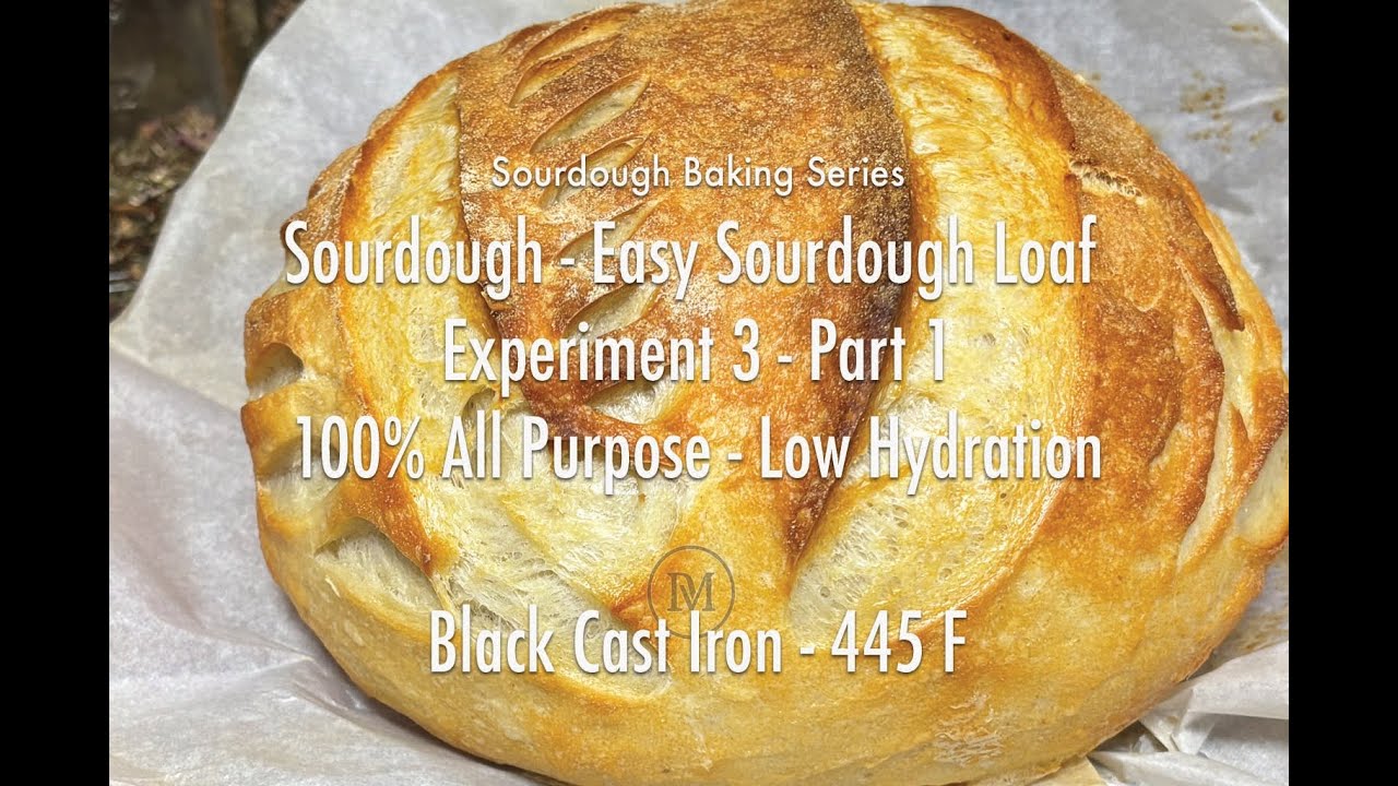 Bake 3, Part 1 -  Easy Sourdough Recipe Mix  100% All Purpose Flour