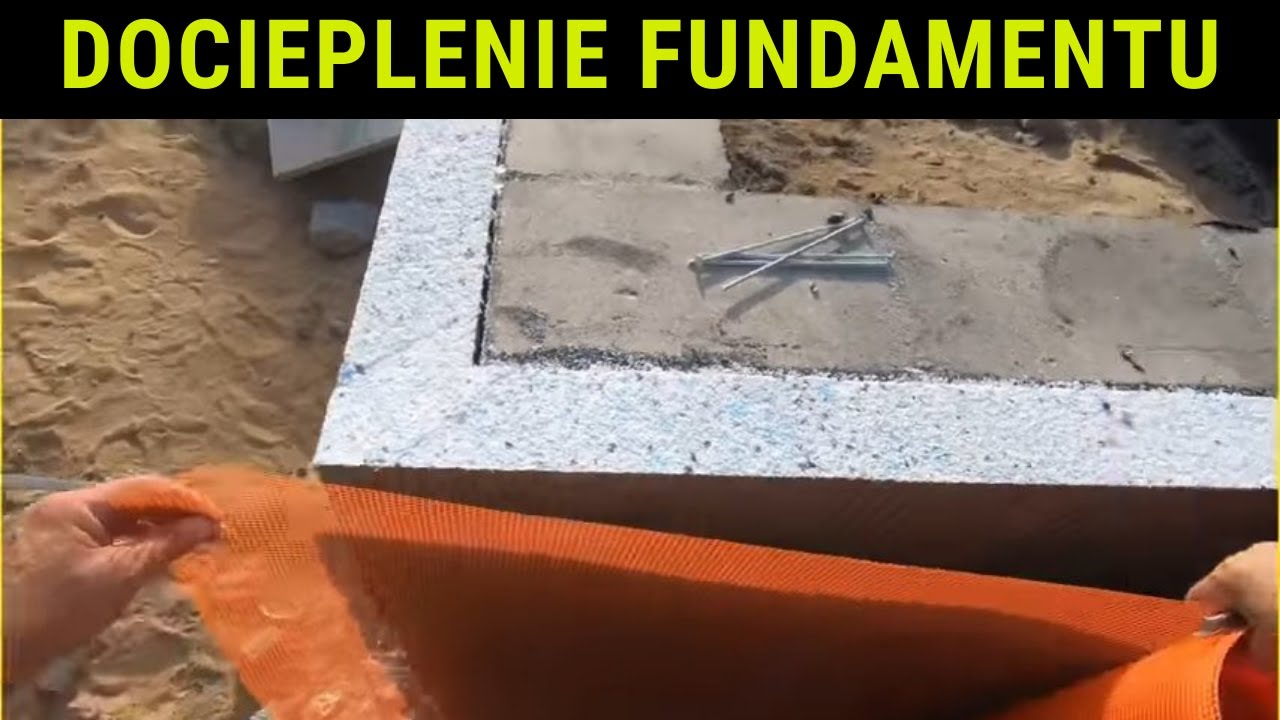 🔴EP.90 Docieplenie fundamentu . Warstwa zbrojąca z siatki