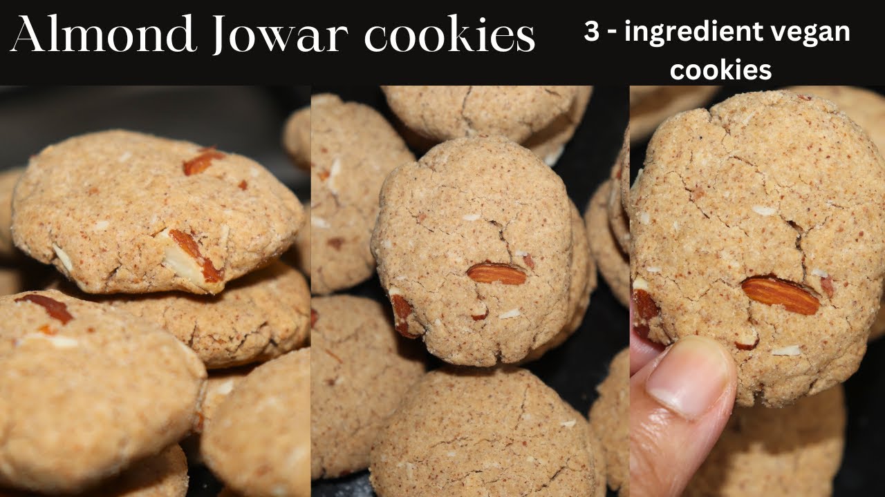 weight loss Jowar Almond Cookies| No sugar, No butter, No dairy, No baking powder| Gluten free