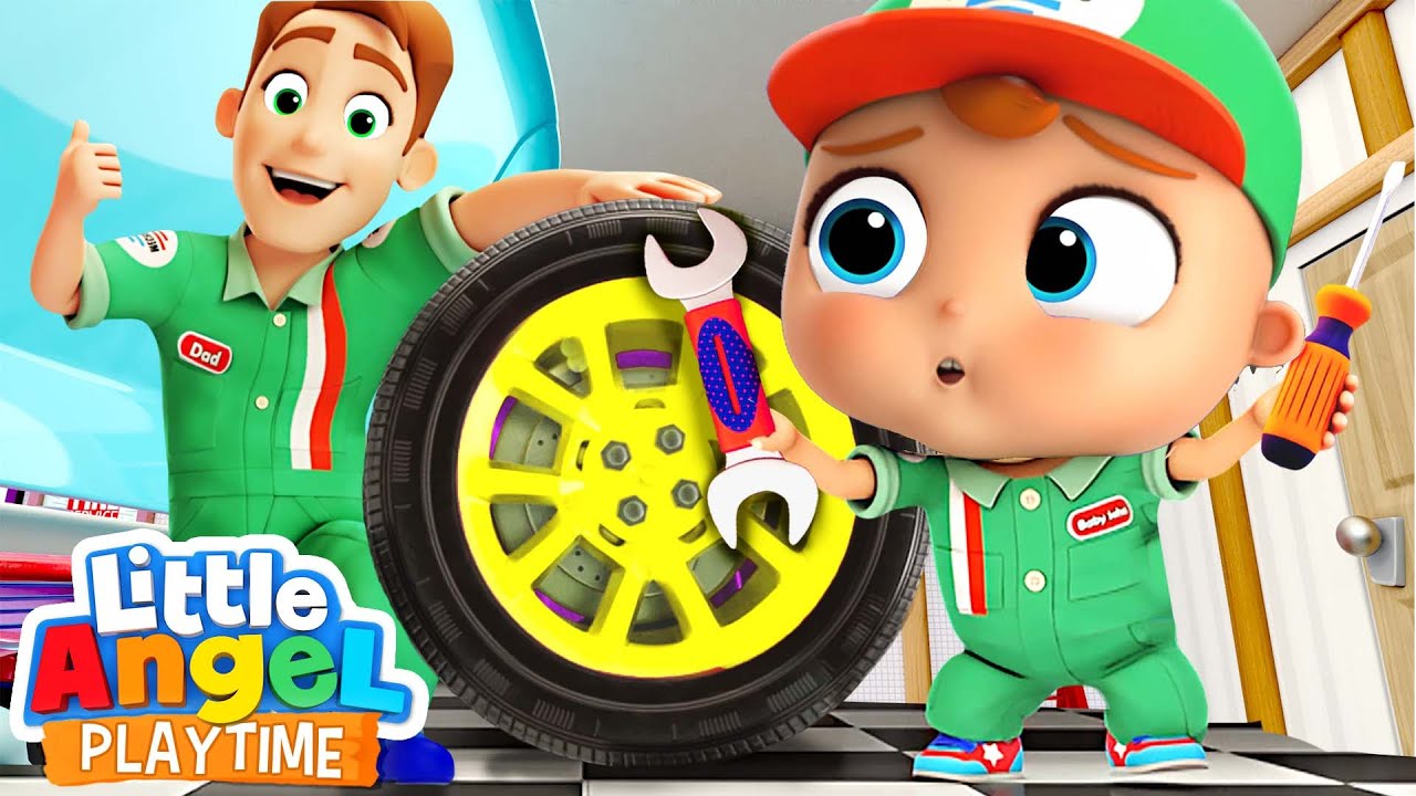 Daddy&rsquo;s Little Helper | Fun Sing Along Songs by @LittleAngel Playtime