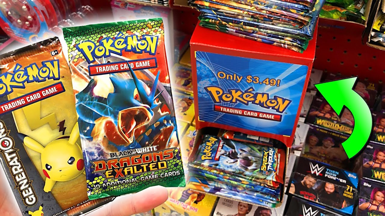 I FOUND OLD POKEMON CARDS PACKS AT TARGET! - Opening RARE Pokemon Packs From The Store!