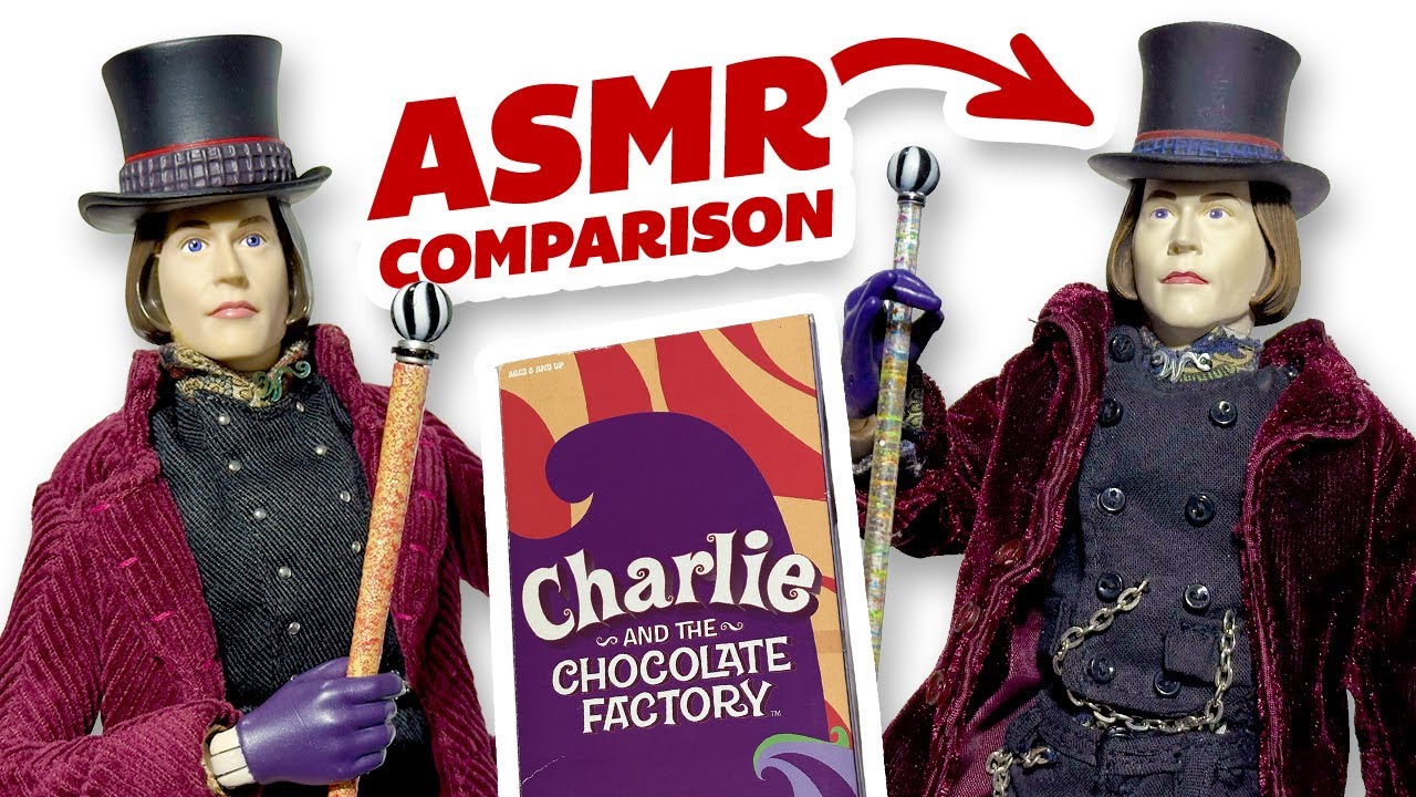 Willy Wonka (Johnny Depp) - ASMR Unboxing and Comparison - Medicom vs. Gentle Giant 1/6 Scale Figure