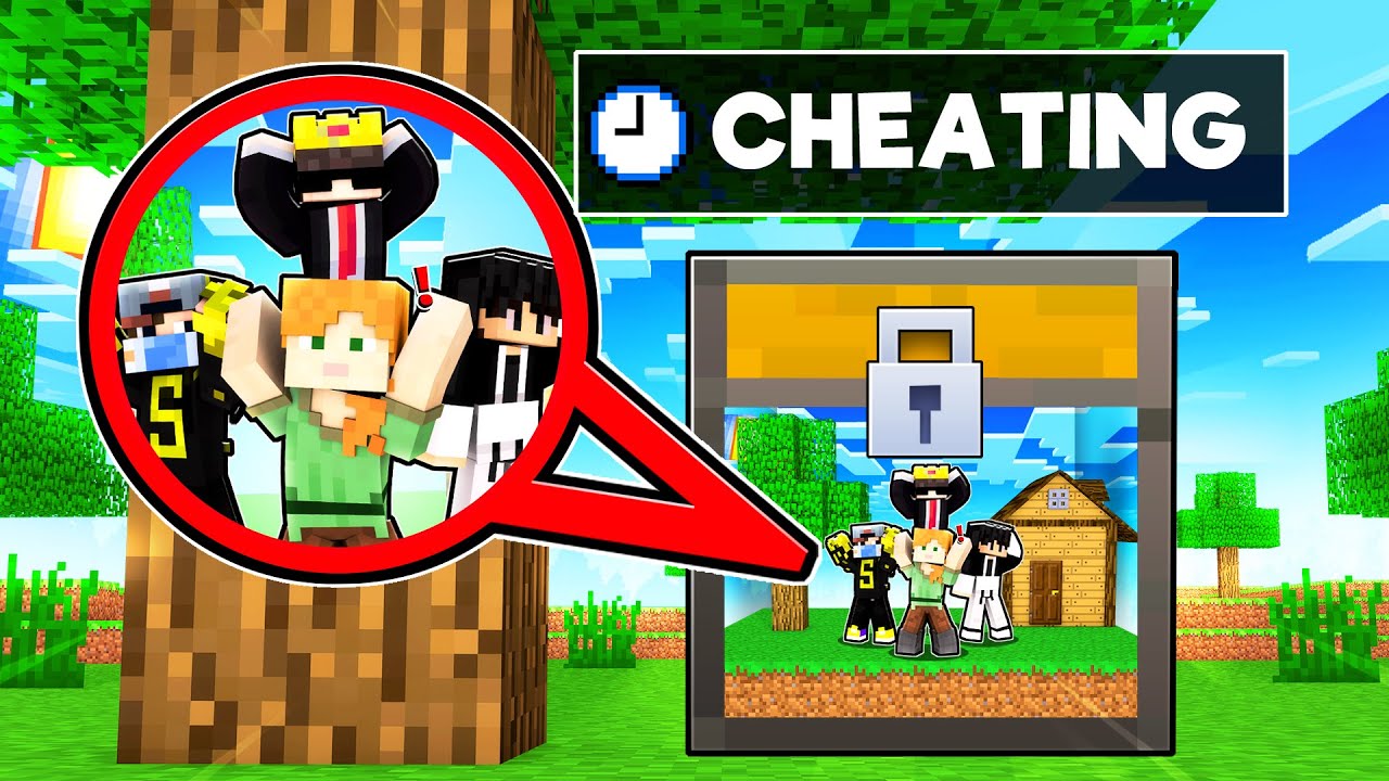 I BUILT TINY HOUSE INSIDE A CHEST TO SPY ON SMARTYPIE| MINECRAFT