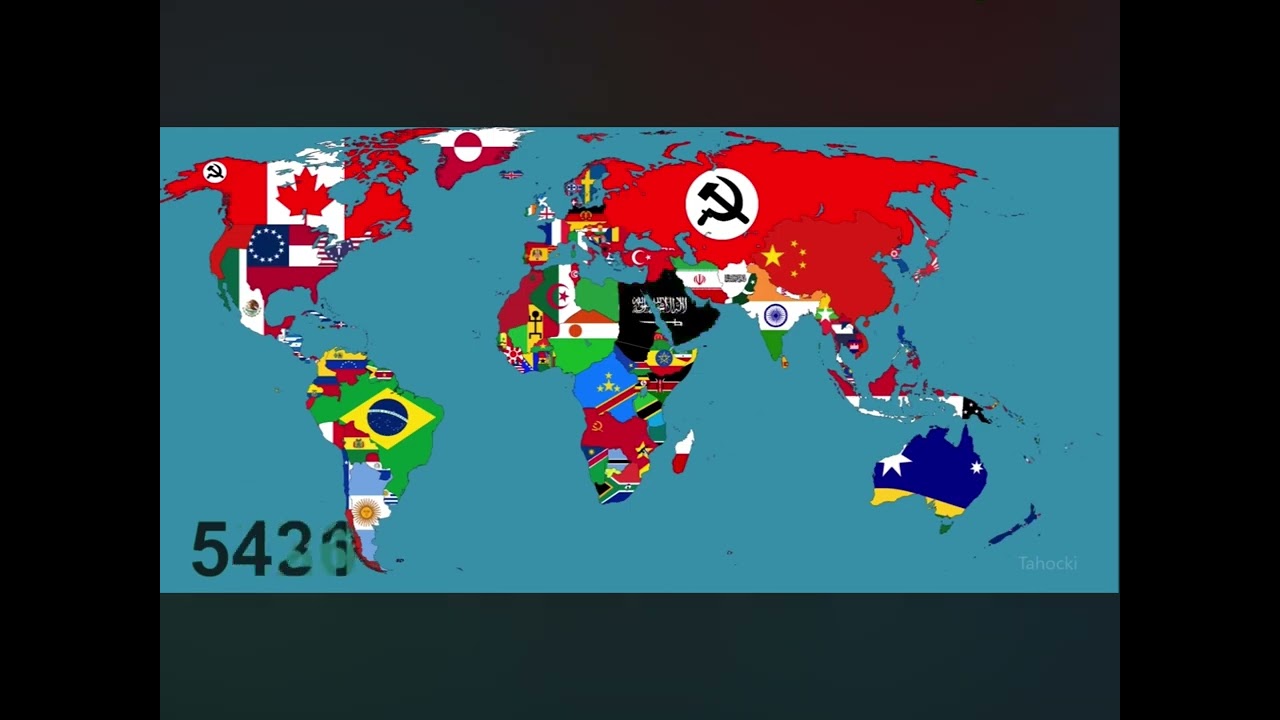 World map 2026-10000 not 100% accurate 