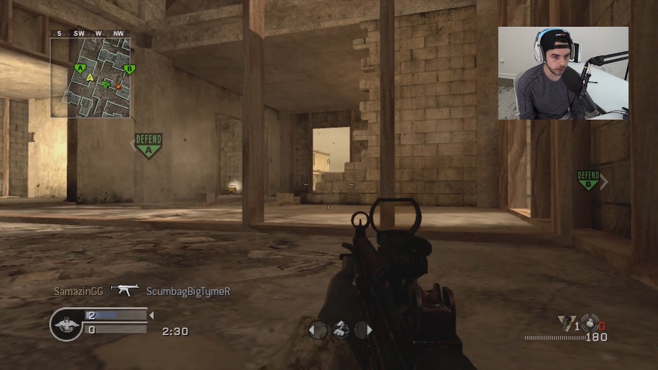 MY FIRST CALL OF DUTY 4 GAMEBATTLES MATCH! [Part 1]