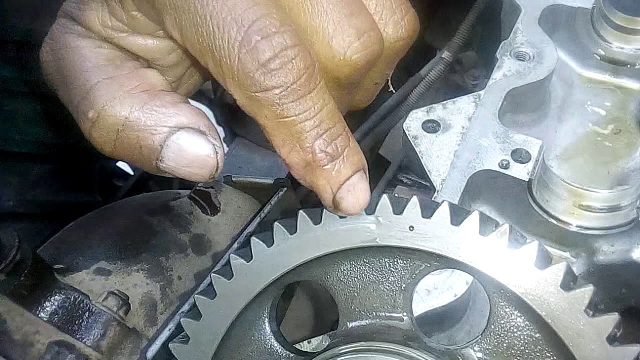 Sincronización árbol de levas Motor Hinos  24 valvulas
