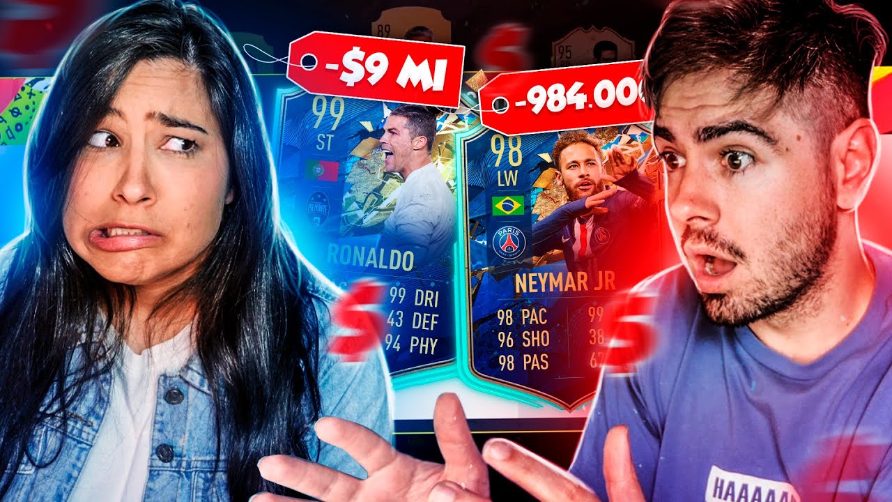 SÓ VALE ISSO!? QUEM CONSEGUE O FUT DRAFT MAIS VALIOSO!!! DESAFIO DA TREINADORA