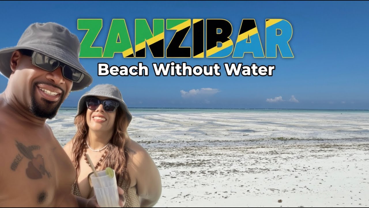 Beach Without Water In Zanzibar