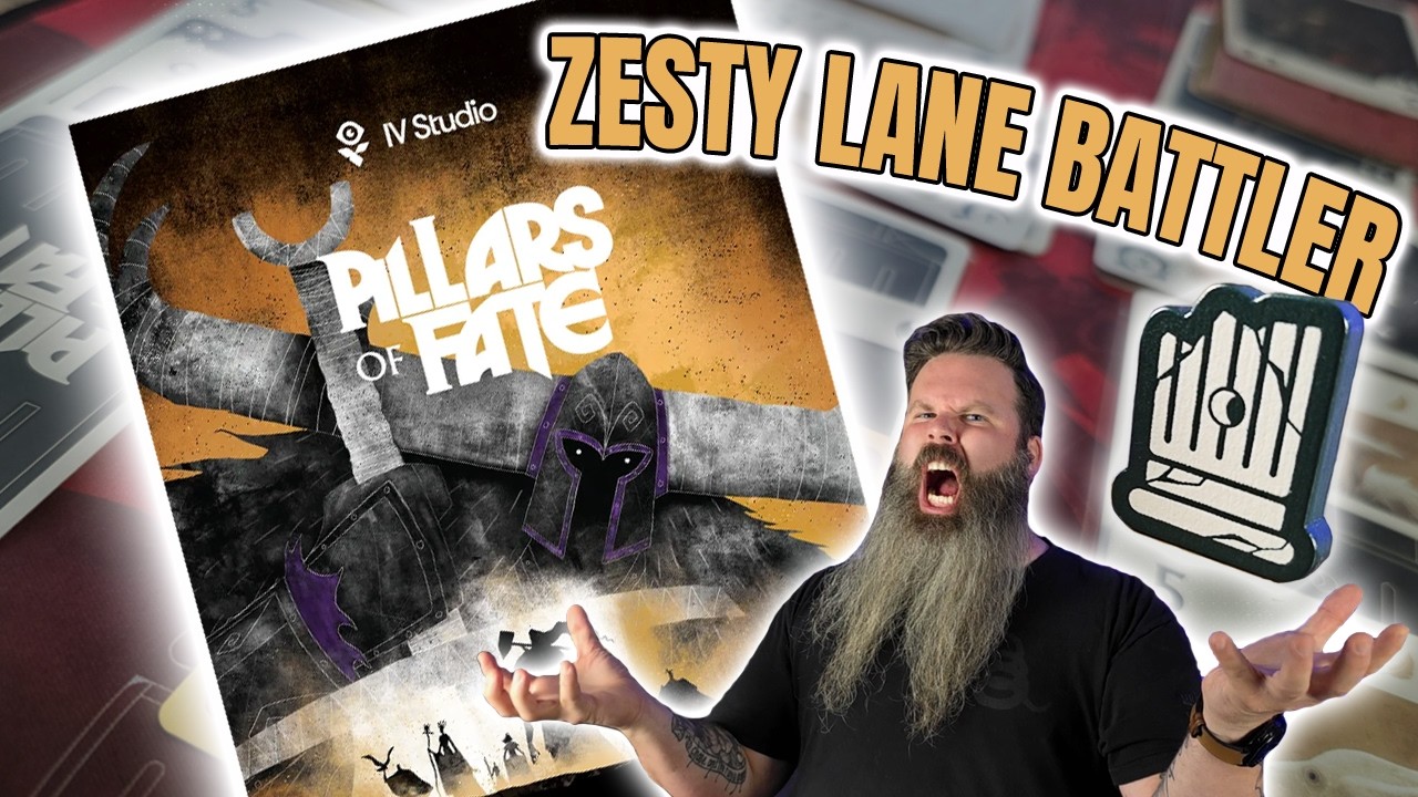 Обзор настольной игры Zesty Lane Battler - Pillars of Fate (2025)