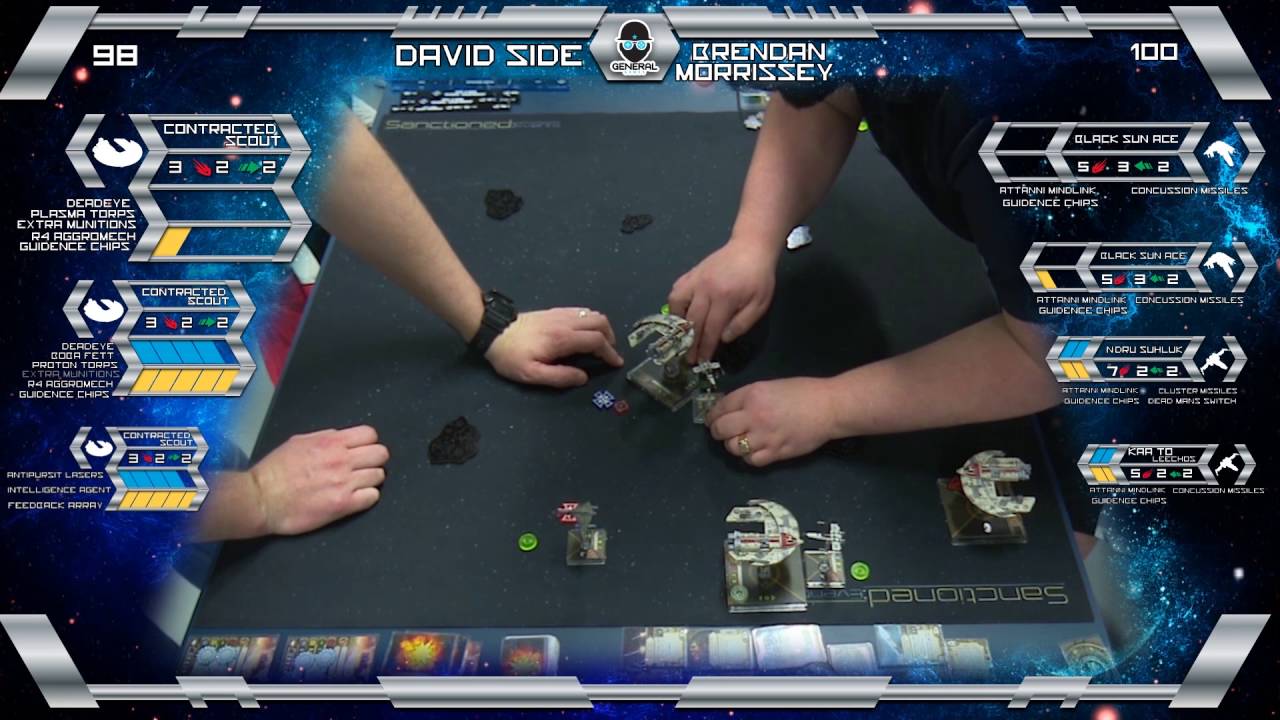 General Games X-Wing Invitational David Side vs Brendan Morrisey