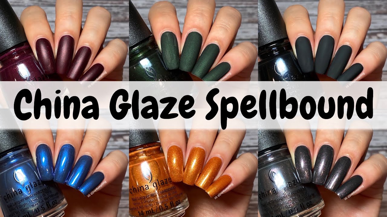 China Glaze Spellbound Halloween 2020 Collection || IG @joydumpling