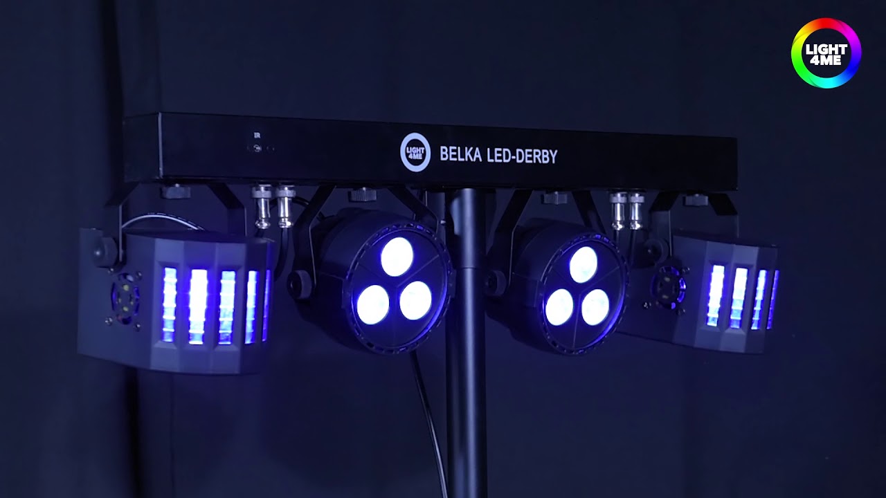 MUSICEXPRESS: LIGHT4ME BELKA LED DERBY PAR ZESTAW OŚWIETLENIOWY