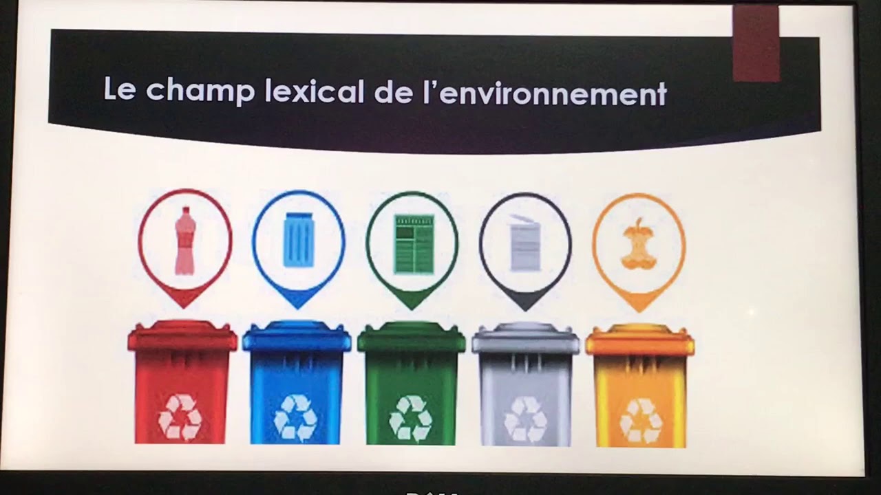 Champ lexical de l’environnement