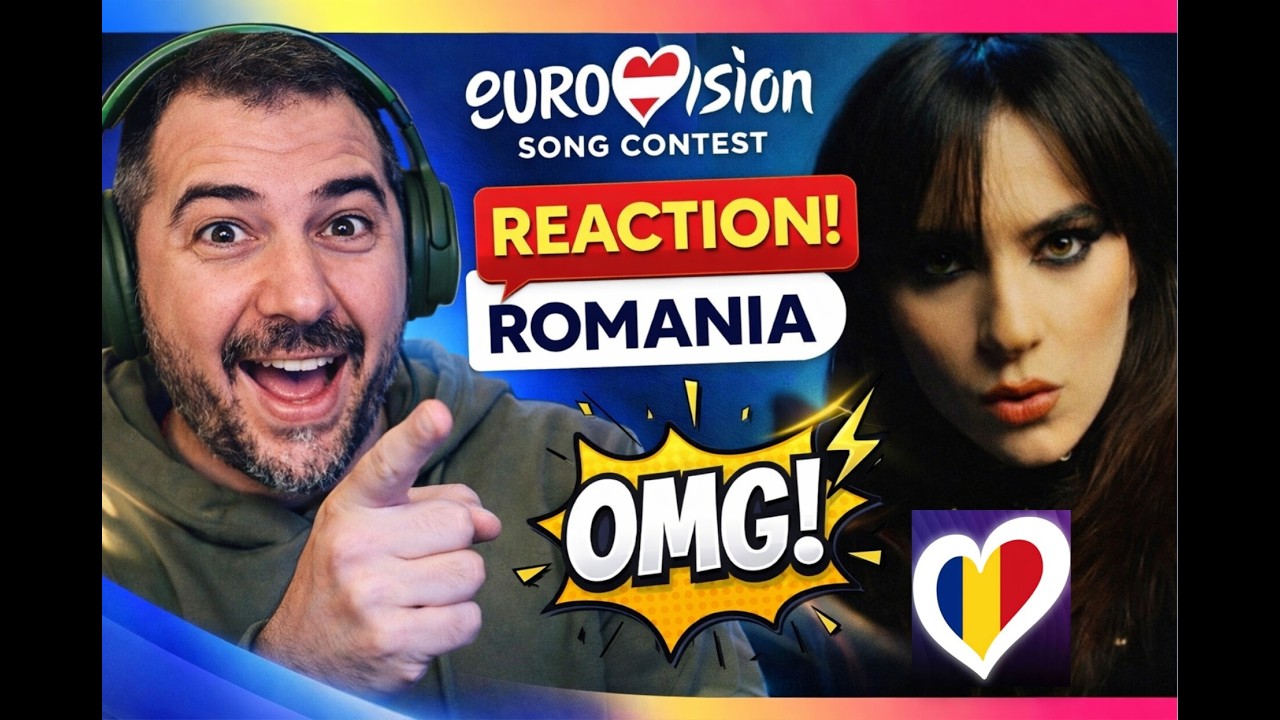 Alexandra Căpitănescu   Choke Me  Romania 🇷🇴  Official Music Video  #Eurovision2026   REACTION