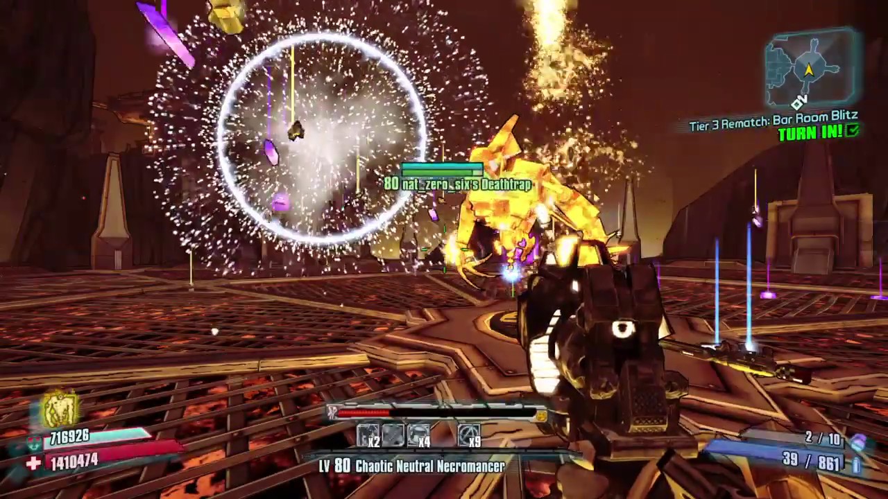 Borderlands 2 Gaige vs Ancient Dragons L80 4mins 50secs