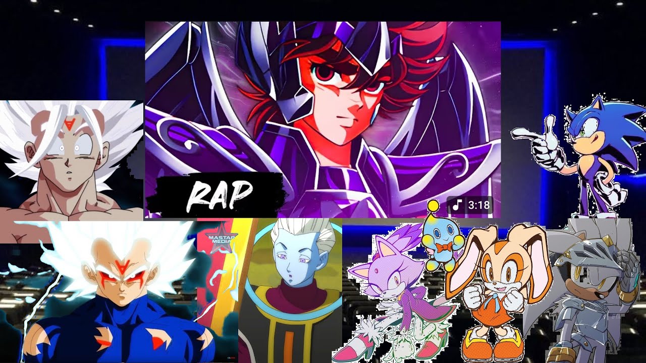 Anime war, Sonic y sus amigos viendo universos 