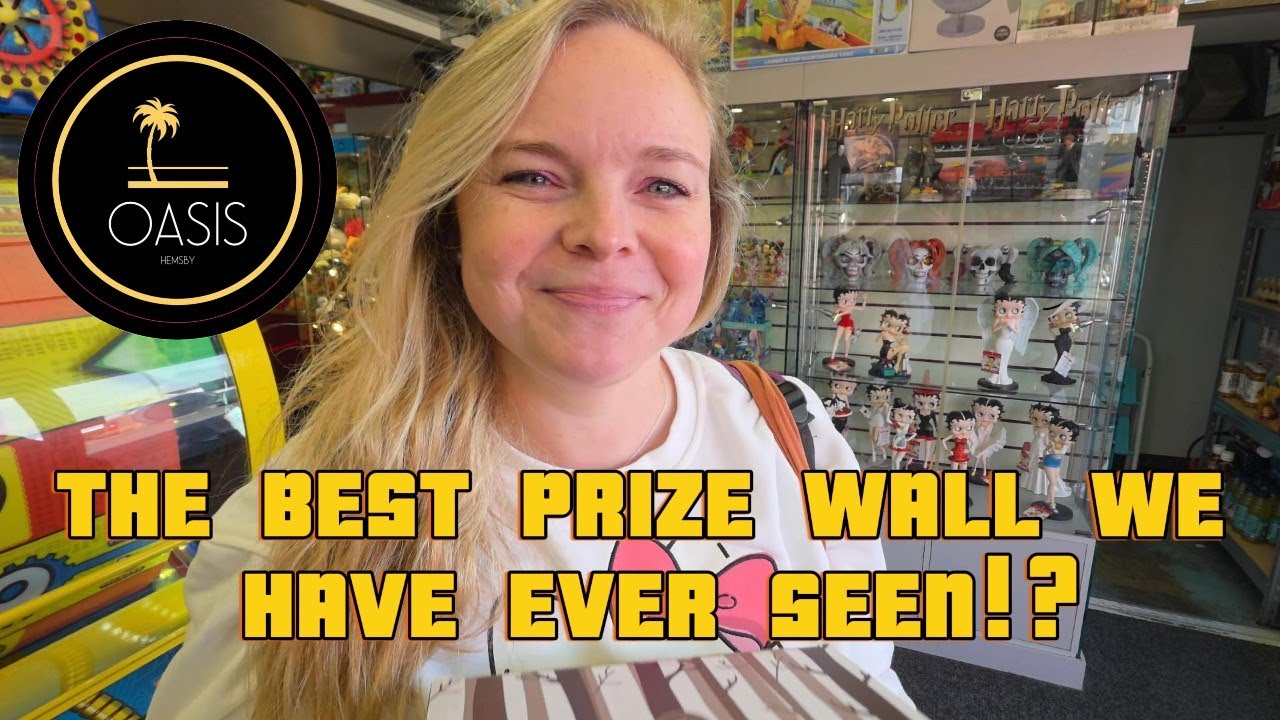 One of the best prize walls we have ever seen! Let's explore Oasis, Hemsby.