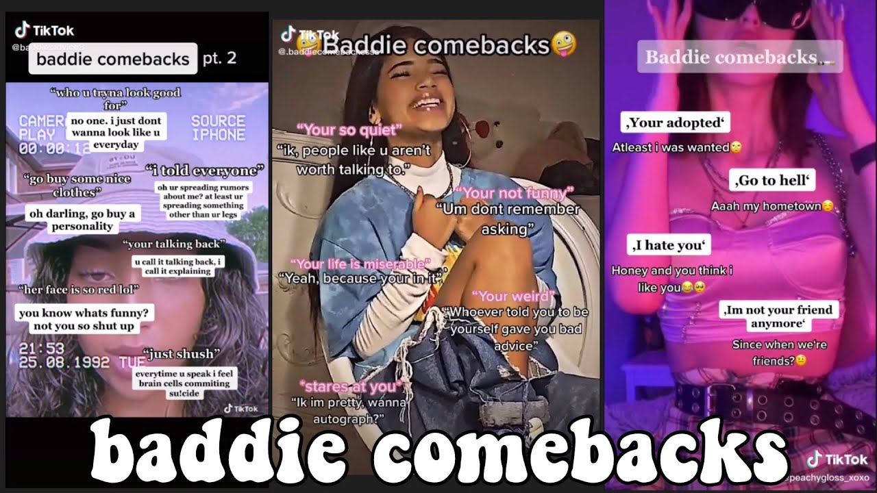 baddie comebacks 😈🔥