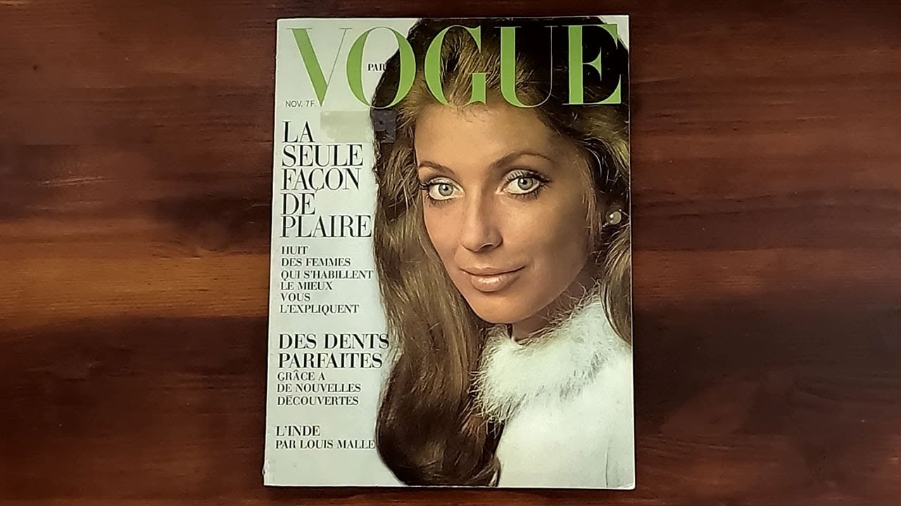 1969 November ASMR Magazine Flip Through: Paris Vogue Joanna Shimkus
