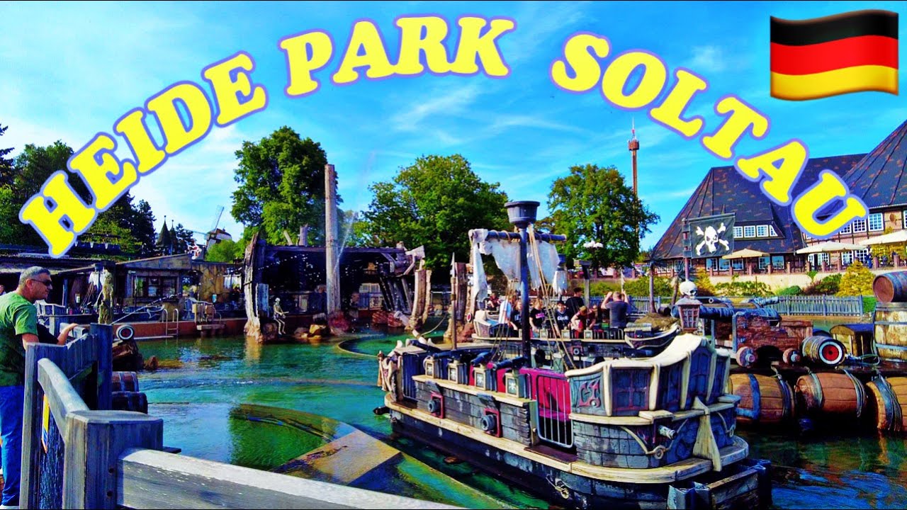 HEIDE PARK SOLTAU, Germany Walking Tour 4k 🇩🇪 | 4K City Life