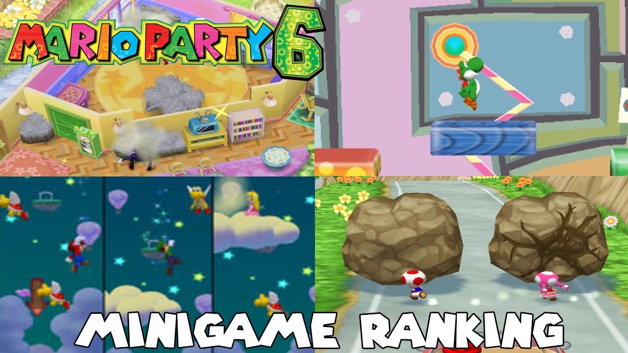 Mario Party 6 - Full MiniGame Rankings