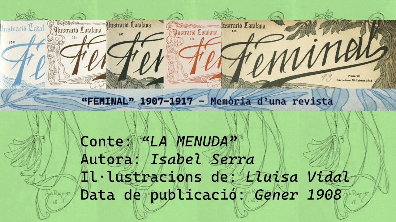 LA MENUDA, Isabel Serra - Relats en català – Vídeo/audiollibre veu humana.