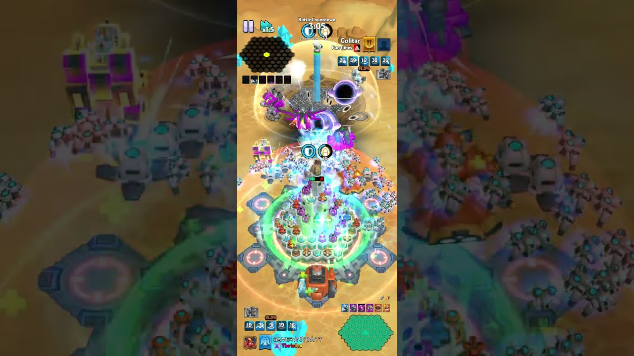 [Mega Tower] GAMEPLAY dailies COMMANDERS upgrade boss ancient, rewards , progress, growth