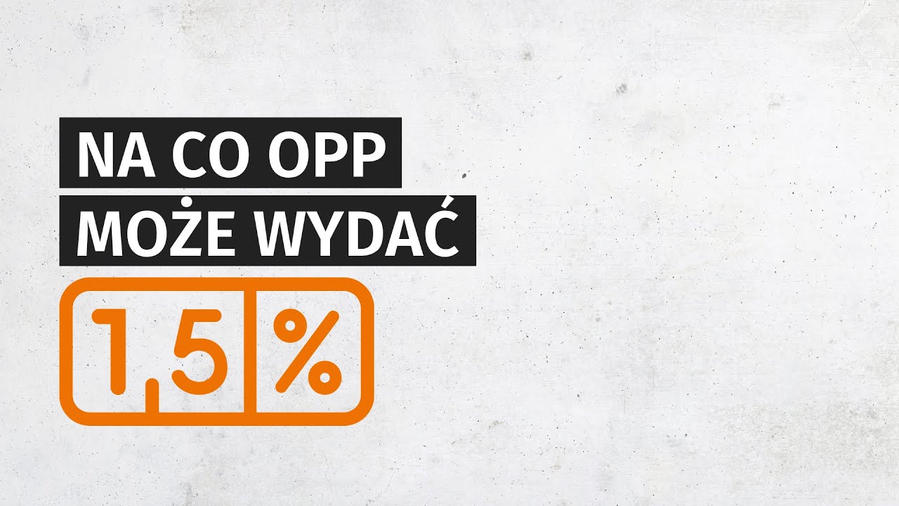 Na co OPP może wydać 1,5% podatku Wyjaśnia ekspert NIW CRSO 🔴LIVE ngo.pl
